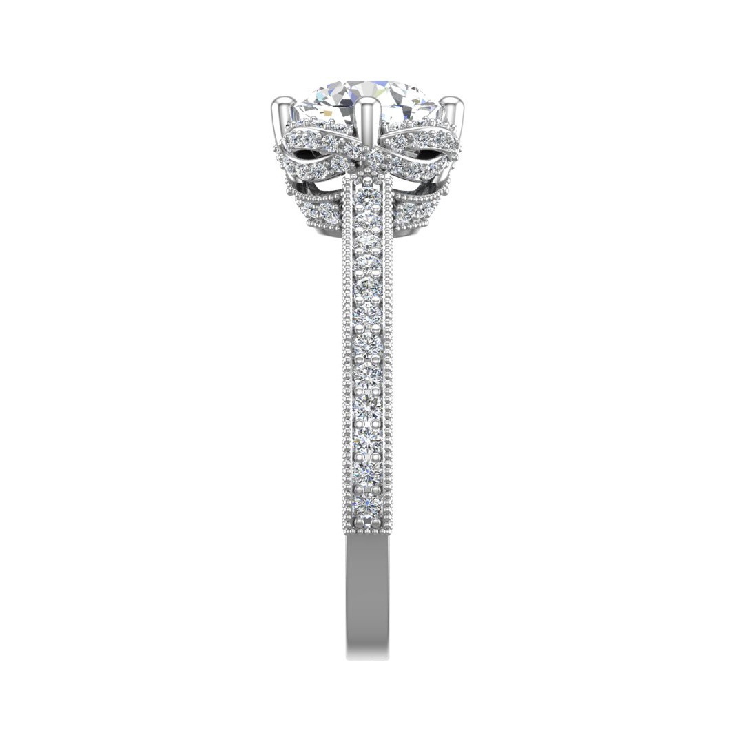 Tessa Halo Engagement Ring